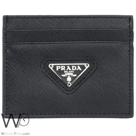 prada card holder outlet|prada card holder with zipper.